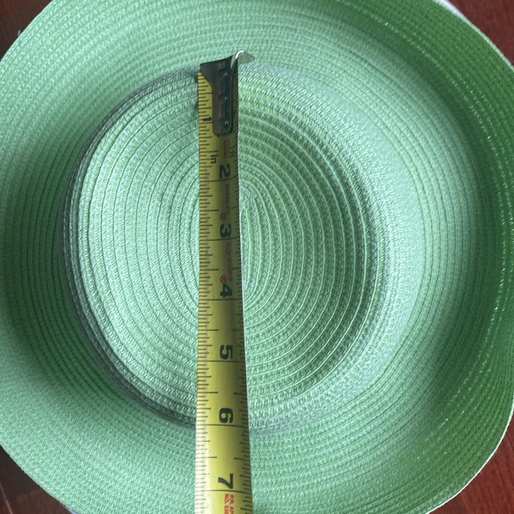 Betmar Light Green Women's Paper Curled Edge Sun Hat - Picture 8 of 9